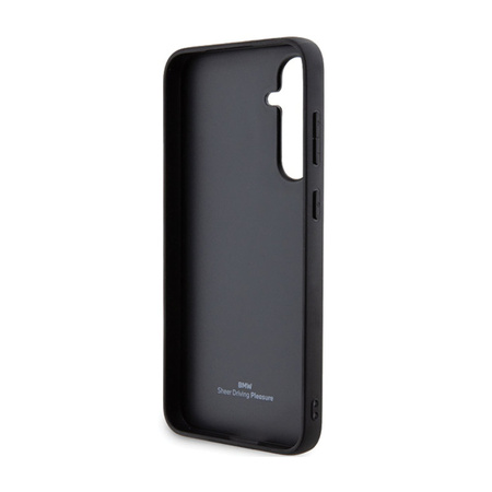 BMW Leather Hot Stamp - Etui Samsung Galaxy S23 FE (czarny) (BMHCS23FESLLBK)