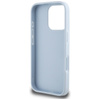 Guess Grained Big 4G Logo Small Classic Logo - Etui do iPhone 16 Pro Max (niebieski) (GUHCP16XPGT4MBB)