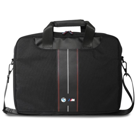 BMW Nylon Red Stripe - Torba na notebooka 16" (czarny) (BMCB15COMPVSKR)