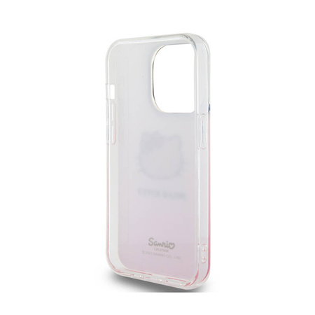 Hello Kitty IML Gradient Electrop Kitty Head - Etui iPhone 13 Pro Max (różowy) (HKHCP13XHDGKEP)