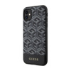 Guess GCube Stripes MagSafe - Etui iPhone 11 (Czarny) (GUHMN61HGCFSEK)