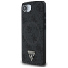 Guess 4G Ring Triangle Logo MagSafe - Etui do iPhone 16e (czarny) (GUHMPSE4P4TDPK)