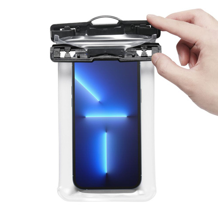 Spigen A601 Universal Waterproof Case - Etui do smartfonów do 6.9" (Przezoczysty) (AMP04526)
