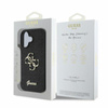 Guess Fixed Glitter Big 4G - Etui iPhone 16 (czarny) (GUHCP16SHG4SGK)