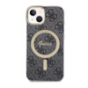 Guess 4G MagSafe - Etui iPhone 14 (Czarny) (GUHMP14SH4STK)