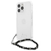Guess Black Pearl Strap - Etui iPhone 13 Pro (przezroczysty) (GUHCP13LKPSBK)