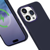 Crong Color Cover LUX Magnetic - Etui iPhone 15 Pro Max MagSafe (granatowy) (CRG-COLRLM-IP1567P-BLUE)