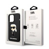 Karl Lagerfeld Silicone NFT Ikonik MagSafe - Etui iPhone 14 Pro (czarny) (KLHMP14LSNIKBCK)