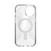 Speck Presidio Perfect-Clear Grip ClickLock & MagSafe - Etui iPhone 16e / iPhone 15 / iPhone 14 / iPhone 13 (Clear / Chrome Finish / Serene Silver) (150443-3199)