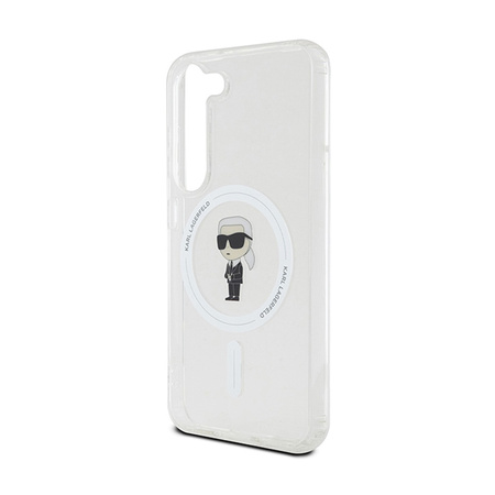 Karl Lagerfeld IML Ikonik MagSafe - Etui Samsung Galaxy S23 (przezroczysty) (KLHMS23SHFCKNOT)