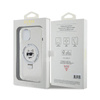 Karl Lagerfeld Ring Stand Choupette Head MagSafe - Etui iPhone 15 (biały) (KLHMP15SHMRSCHH)