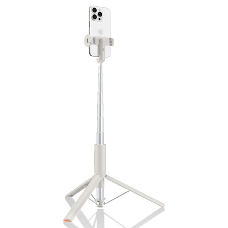 Spigen S541W Bluetooth Selfie Stick Tripod - Statyw na smartfon / uchwyt selfie stick (Dune Beige) (AMP09337)