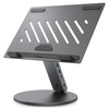Spigen LD204H Laptop Stand Hub - Podstawka / stojak pod laptopa z Hubem 6 w 1 (Space Grey) (AMP08885)