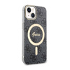 Guess 4G MagSafe - Etui iPhone 14 (Czarny) (GUHMP14SH4STK)
