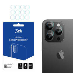 3mk Lens Protection - Szkło na obiektyw aparatu iPhone 15 Pro (4 zestawy) (3MK_5903108536585)