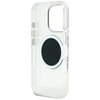 Guess IML Metal Colored Circle Classic Logo MagSafe - Etui do iPhone 16 Pro Max (czarny) (GUHMP16XHTDRCEDK)