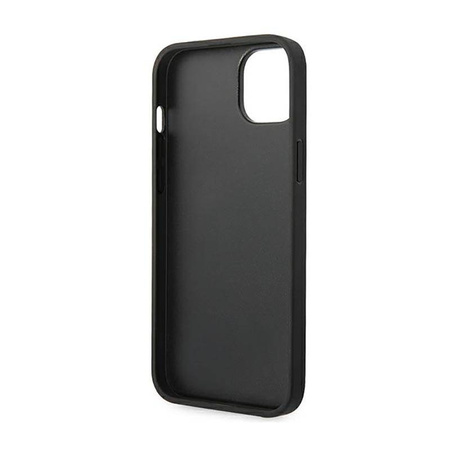 Karl Lagerfeld Monogram Stripe - Etui iPhone 14 Plus (brązowy) (KLHCP14MPGKLSKW)