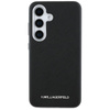 Karl Lagerfeld Saffiano Full Wrapped Elongated Metal Logo MagSafe - Etui do Samsung Galaxy S25+ (czarny) (KLHMS25MPSAFWMCK)
