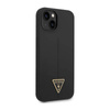 Guess Silicone Triangle Logo - Etui iPhone 14 Plus (czarny) (GUHCP14MSLTGK)