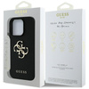 Guess Grained Big 4G Logo Small Classic Logo - Etui do iPhone 16 Pro Max (czarny) (GUHCP16XPGT4MBK)