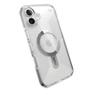 Speck Presidio Perfect-Clear Grip ClickLock & MagSafe - Etui iPhone 16 Plus (Clear / Chrome Finish / Serene Silver) (150716-3199)