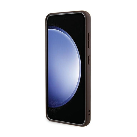 Guess 4G Big Metal Logo - Etui Samsung Galaxy A55 5G (brązowy) (GUHCSA554GMGBR)