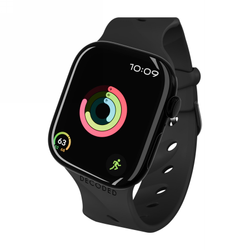 Decoded Silicone Ares Splice Band - silikonowy pasek do Apple Watch 40/42 mm (black) (D26AWS42ABS2BK)