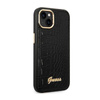 Guess Croco Collection – Etui iPhone 14 Plus (czarny) (GUHCP14MHGCRHK)