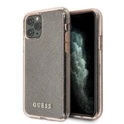 Guess Glitter Case - Etui iPhone 11 Pro (Pink) (GUHCN58PCGLPI)