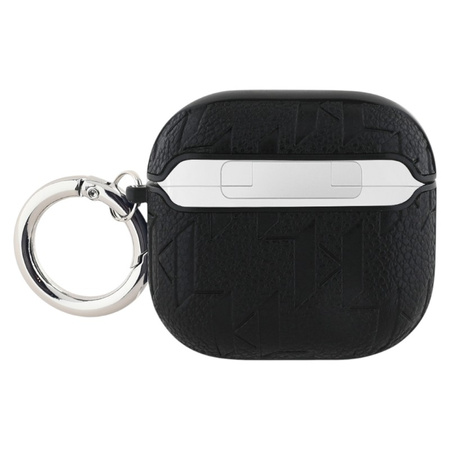 Karl Lagerfeld Monogram Karl & Choupette Head - Etui AirPods 4 (czarny) (KLA4PGKCPK)
