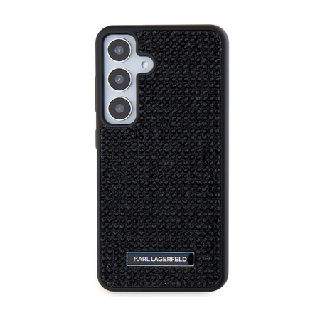 Karl Lagerfeld Rhinestone Metal Logo - Etui Samsung Galaxy S24+ (czarny) (KLHCS24MHDSPRK)