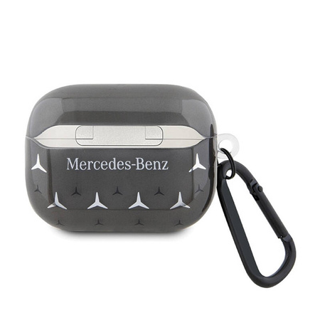 Mercedes Large Star Pattern - Etui AirPods Pro 2 (czarny) (MEAP28DPMGS)