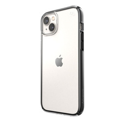 Speck Presidio Perfect-Clear with Impact Geometry - Etui iPhone 15 Plus / 14 Plus z powłoką MICROBAN (Clear / Black) (150124-5905)