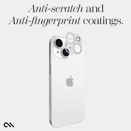 Case-Mate Sparkle Lens Protector - Szkło ochronne na aparat iPhone 15 / iPhone 15 Plus (Twinkle) (CM051700)