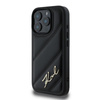 Karl Lagerfeld Quilted Signature - Etui iPhone 16 Pro Max (czarny) (KLHCP16XPQDSMGK)