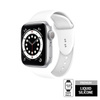 Crong Liquid - Pasek do Apple Watch 44/45/46/49 mm (biały) (CRG-44LQB-WHI)
