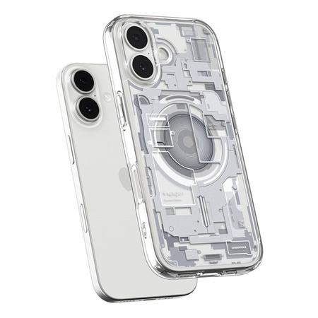 Spigen Ultra Hybrid Mag MagSafe - Etui do iPhone 17 (Zero One White) (ACS10385)