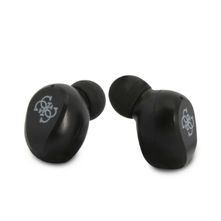 Guess True Wireless Earphones BT5.0 5H - Słuchawki TWS + etui ładujące (czarny) (GUTWST31EK)