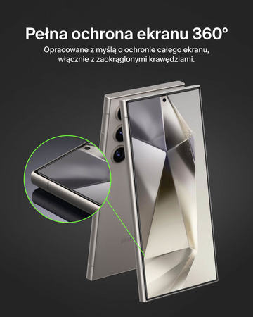 Belkin Szkło na Samsung S25 Ultra, InvisiGlass, z aplikatorem (OVB050HQ)