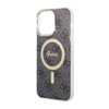 Guess 4G MagSafe - Etui iPhone 14 Pro Max (Czarny) (GUHMP14XH4STK)
