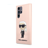 Karl Lagerfeld Silicone NFT Ikonik - Etui Samsung Galaxy S23 Ultra (różowy) (KLHCS23LSNIKBCP)