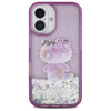 Hello Kitty Liquid Glitter 50TH Anniversary Party - Etui iPhone 16 (fioletowy) (HKHCP16SL50PPU)