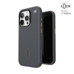 Speck Presidio2 Pro ClickLock & MagSafe - Etui iPhone 15 Pro (Charcoal Grey / Cool Bronze) (150446-3212)