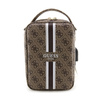 Guess 4G Printed Stripes Travel Universal Bag - Organizer na akcesoria (Brązowy) (GUHBP4RPSW)