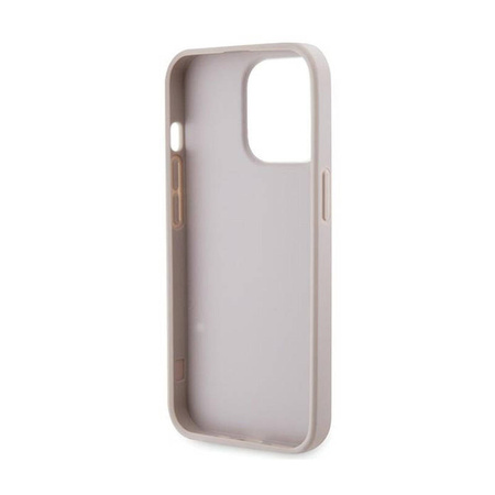 Guess Crossbody 4G Metal Logo - Etui iPhone 13 Pro (różowy) (GUHCP13LP4TDSCPP)