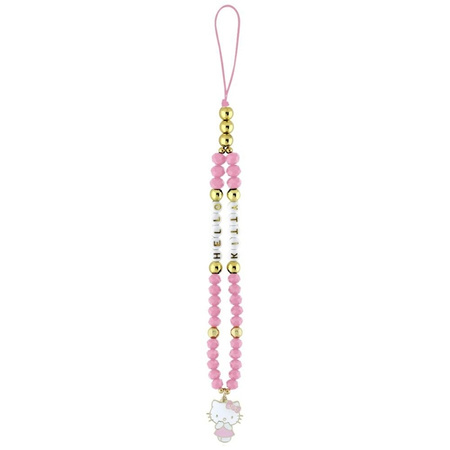 Hello Kitty Pearls and Beads Kitty Charm - Zawieszka do telefonu (różowy) (HKSTBEHP)