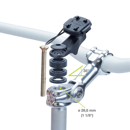 iGrip Universal Biker Stem Splashbox - Uniwersalny uchwyt rowerowy do smartfonów (T5-25502)