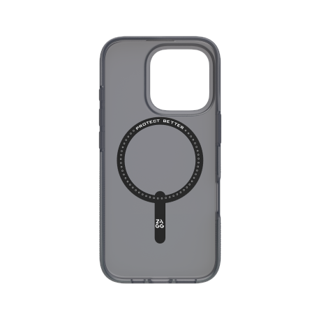 ZAGG Milan Snap - obudowa ochronna do iPhone 16 Pro kompatybilna z MagSafe (raven feather) (702315116)