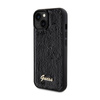 Guess Sequin Script Metal - Etui iPhone 14 (czarny) (GUHCP14SPSFDGSK)