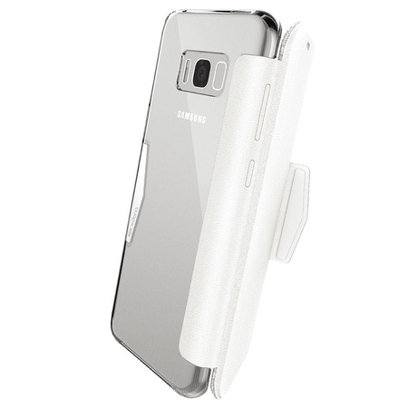 X-Doria Engage Folio - Etui Samsung Galaxy S8+ z kieszeniami na kartę (White) (458061)